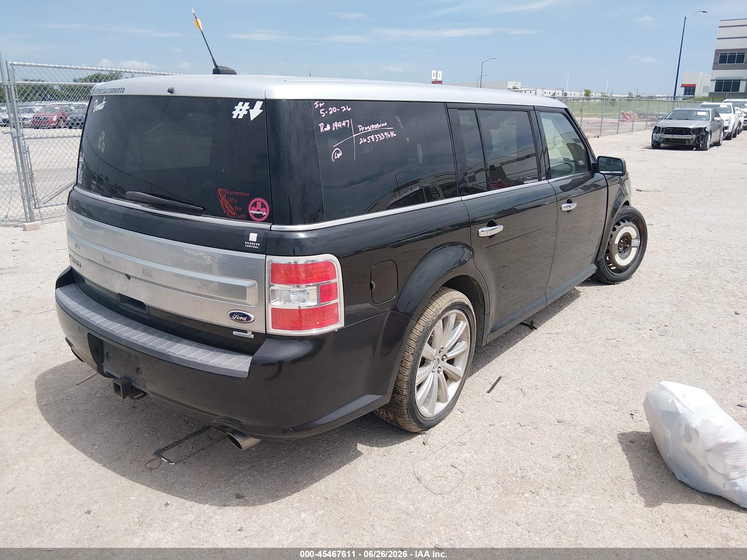 2013 Ford Flex Limited Black vin: 2FMHK6DT8DBD00549