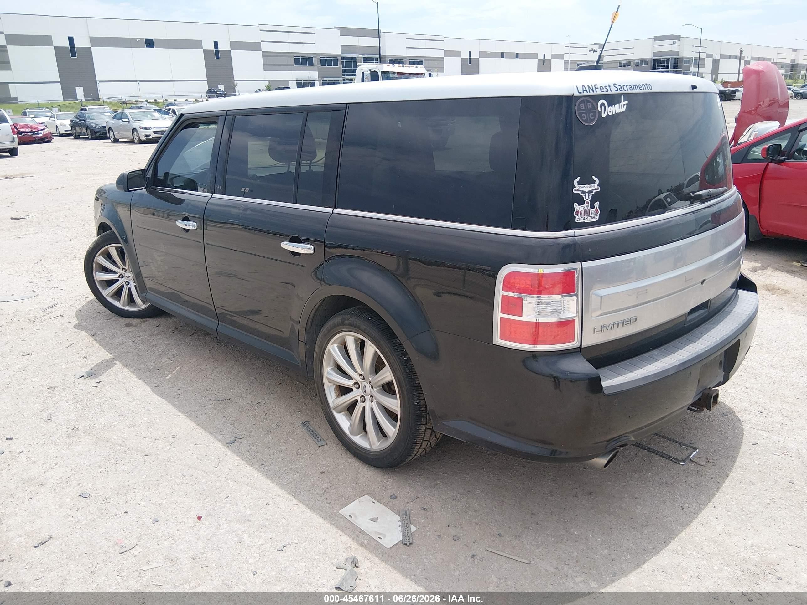 2013 Ford Flex Limited Black vin: 2FMHK6DT8DBD00549