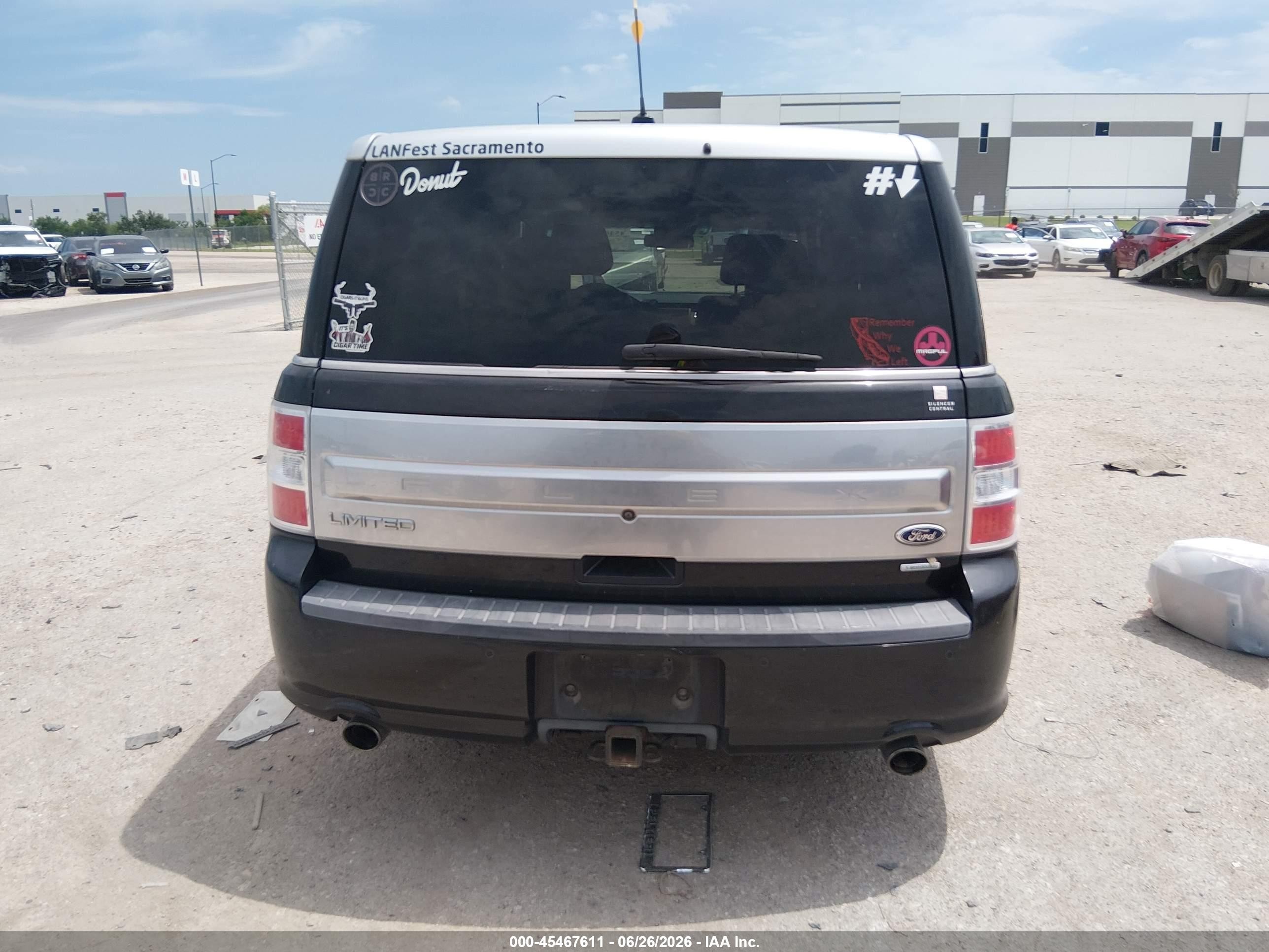 2013 Ford Flex Limited Black vin: 2FMHK6DT8DBD00549