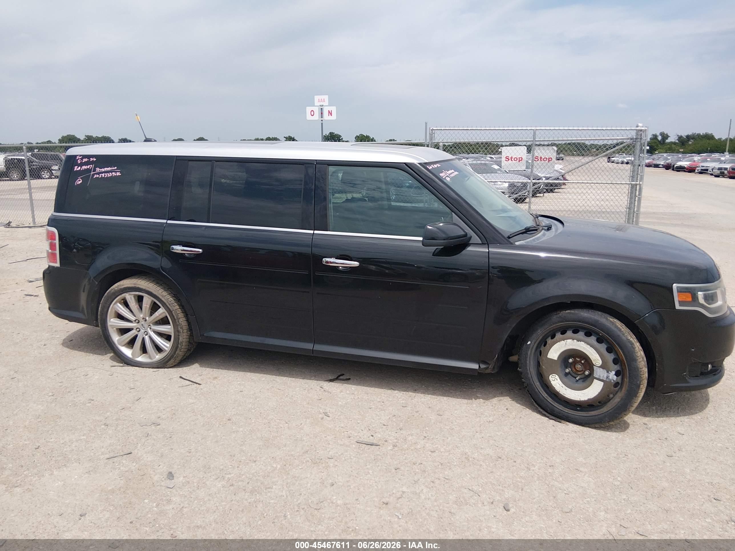 2013 Ford Flex Limited Black vin: 2FMHK6DT8DBD00549