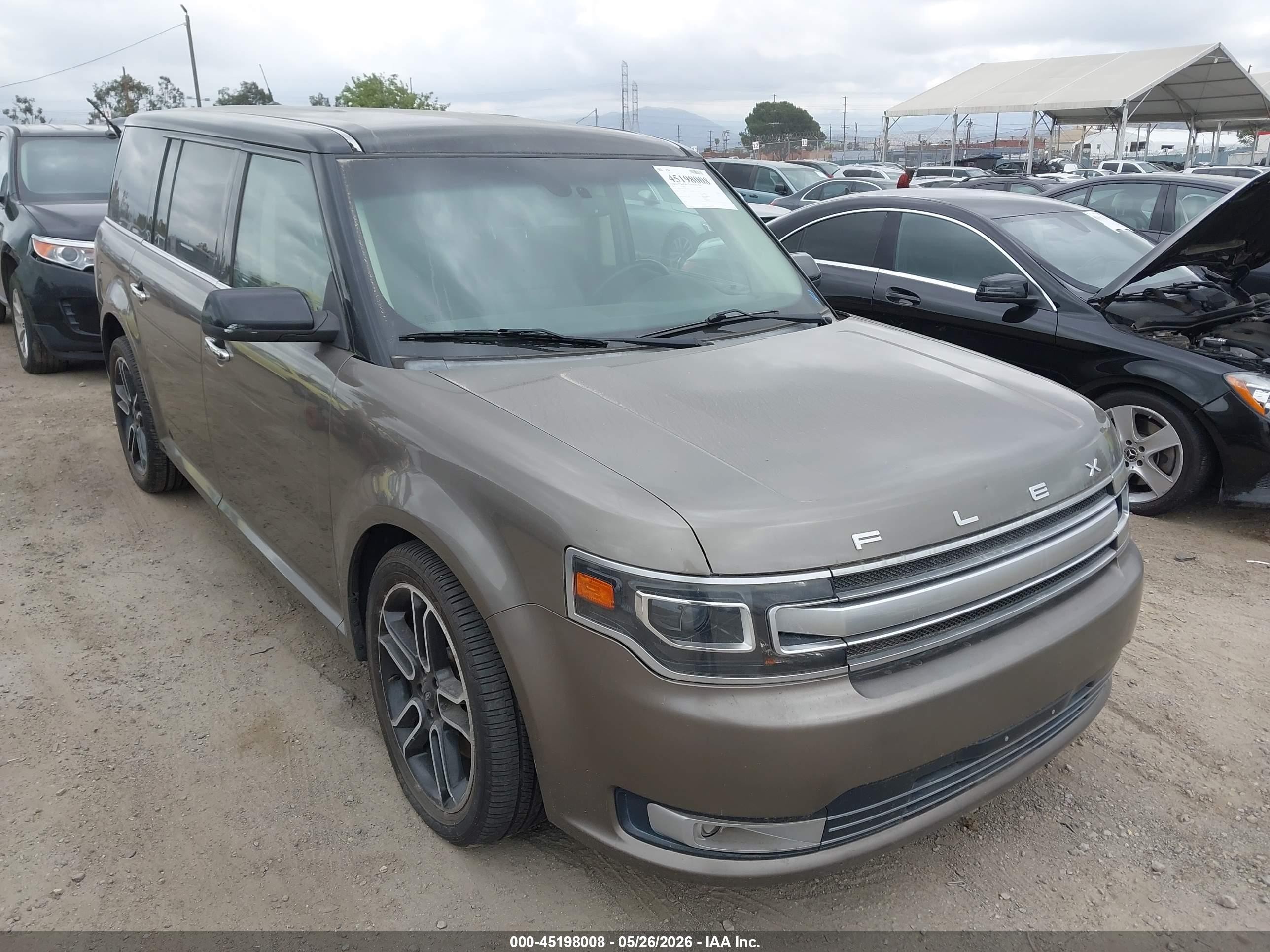 2013 Ford Flex Limited Gray vin: 2FMHK6DT8DBD15651