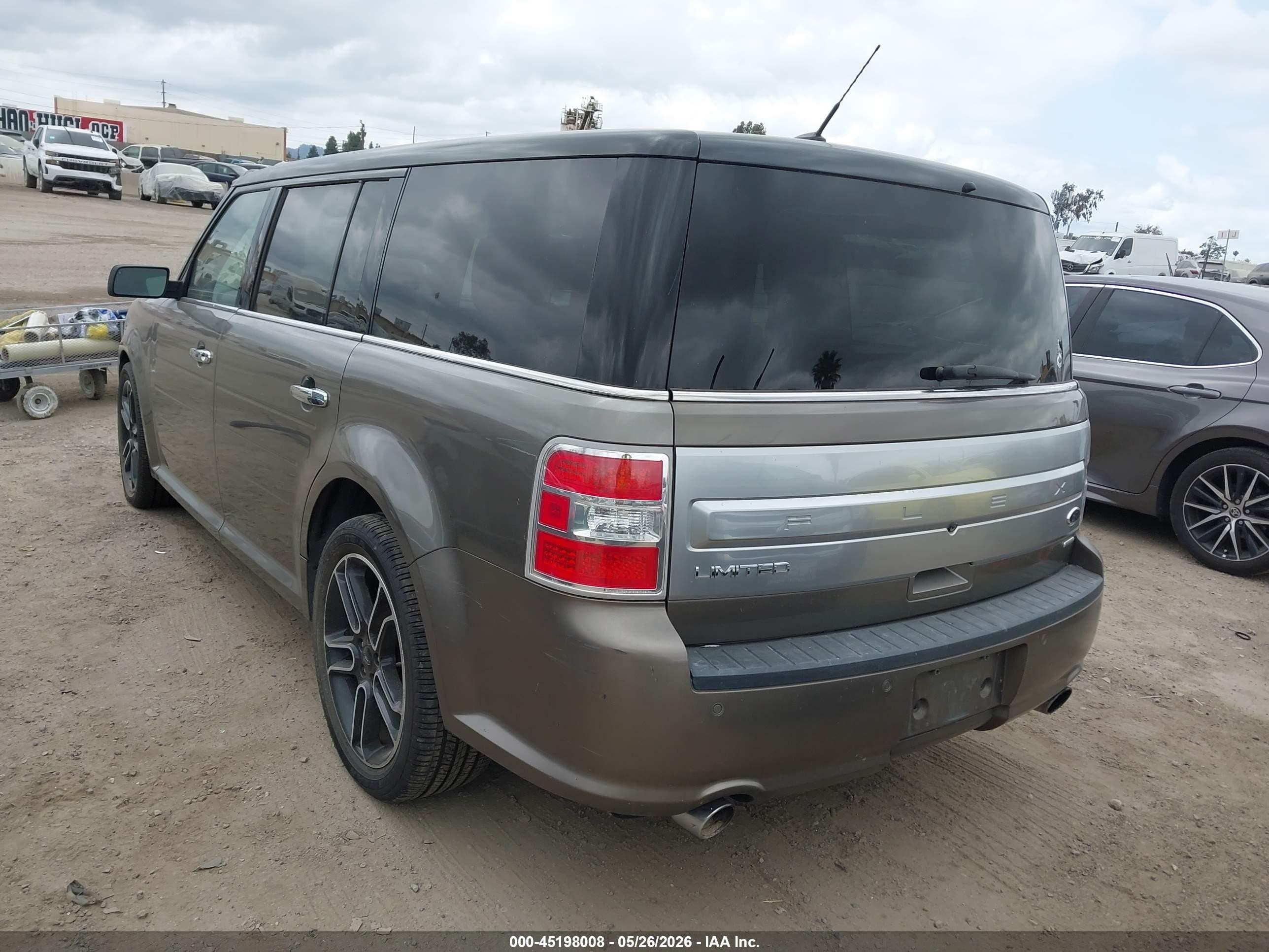 2013 Ford Flex Limited Gray vin: 2FMHK6DT8DBD15651