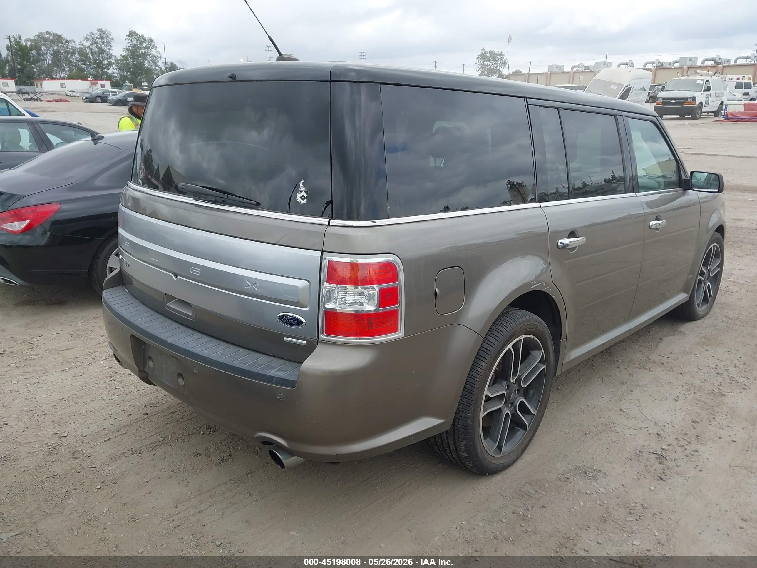 2013 Ford Flex Limited Gray vin: 2FMHK6DT8DBD15651