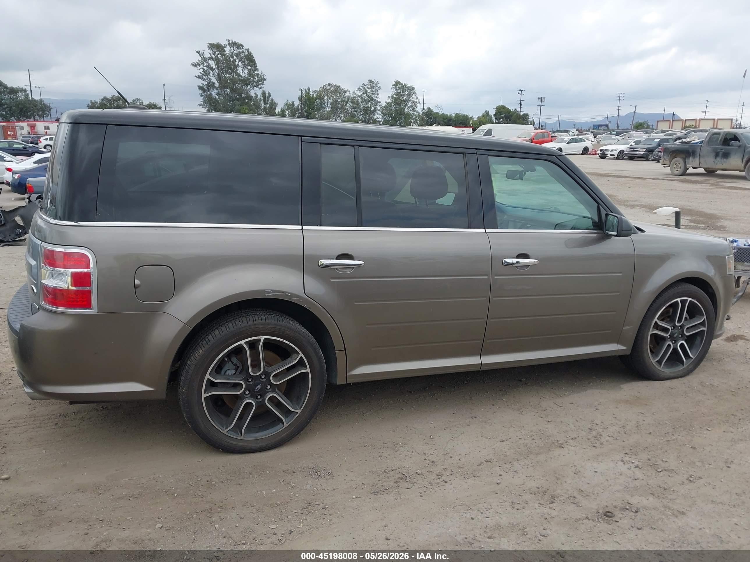 2013 Ford Flex Limited Gray vin: 2FMHK6DT8DBD15651