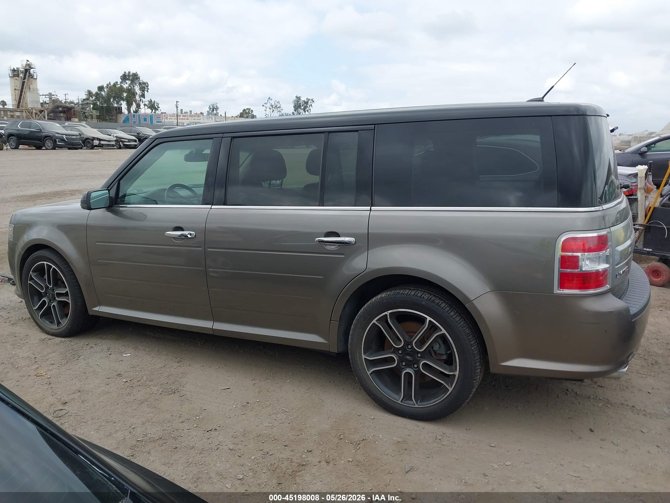 2013 Ford Flex Limited Gray vin: 2FMHK6DT8DBD15651