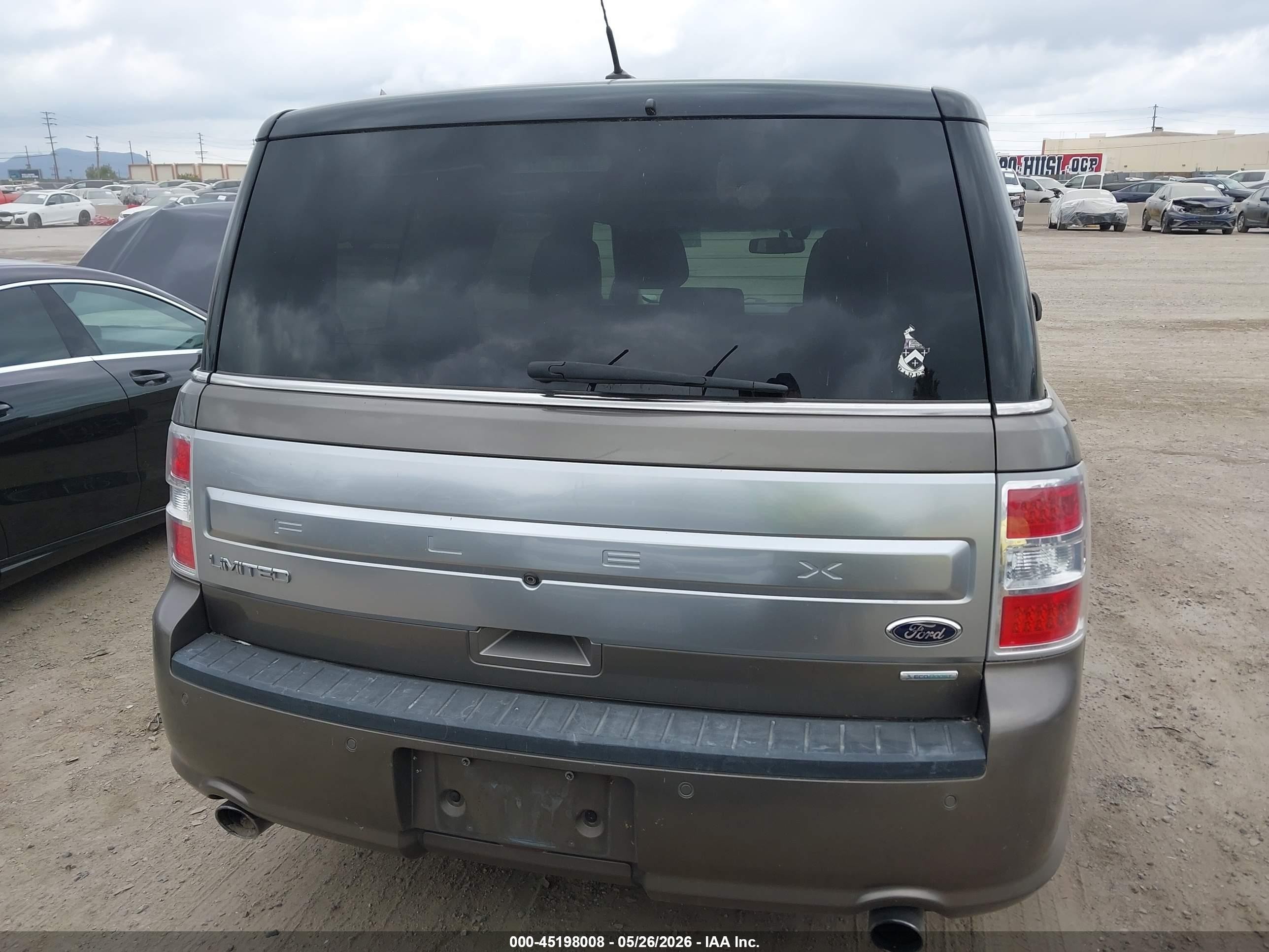 2013 Ford Flex Limited Gray vin: 2FMHK6DT8DBD15651