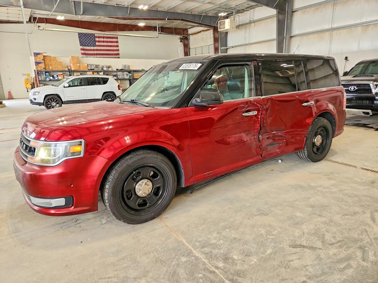 2013 Ford Flex Limited Red vin: 2FMHK6DT8DBD16881