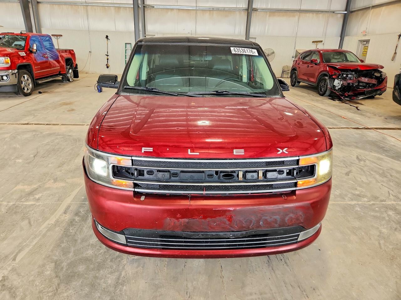 2013 Ford Flex Limited Red vin: 2FMHK6DT8DBD16881