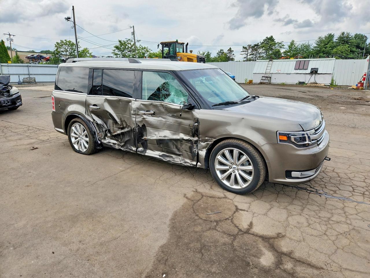 2013 Ford Flex Limited Gray vin: 2FMHK6DT8DBD35513