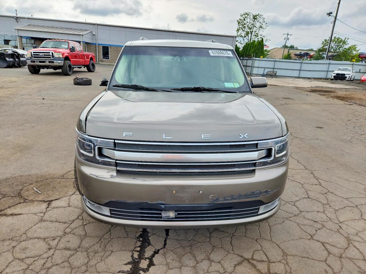 2013 Ford Flex Limited Gray vin: 2FMHK6DT8DBD35513