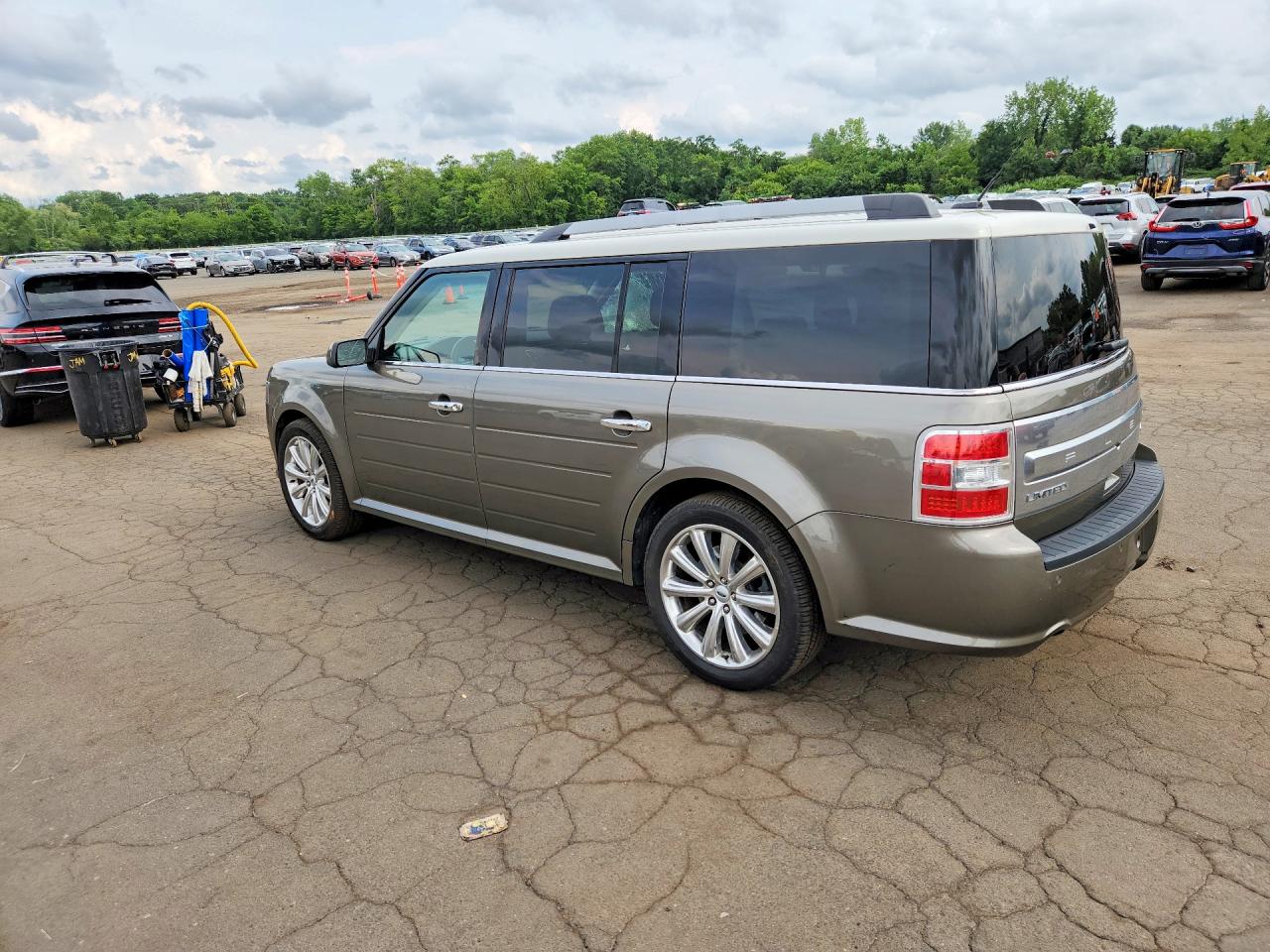 2013 Ford Flex Limited Gray vin: 2FMHK6DT8DBD35513