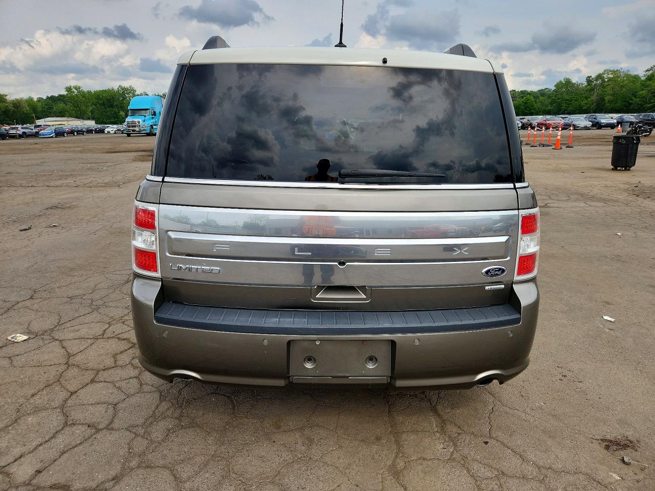 2013 Ford Flex Limited Gray vin: 2FMHK6DT8DBD35513