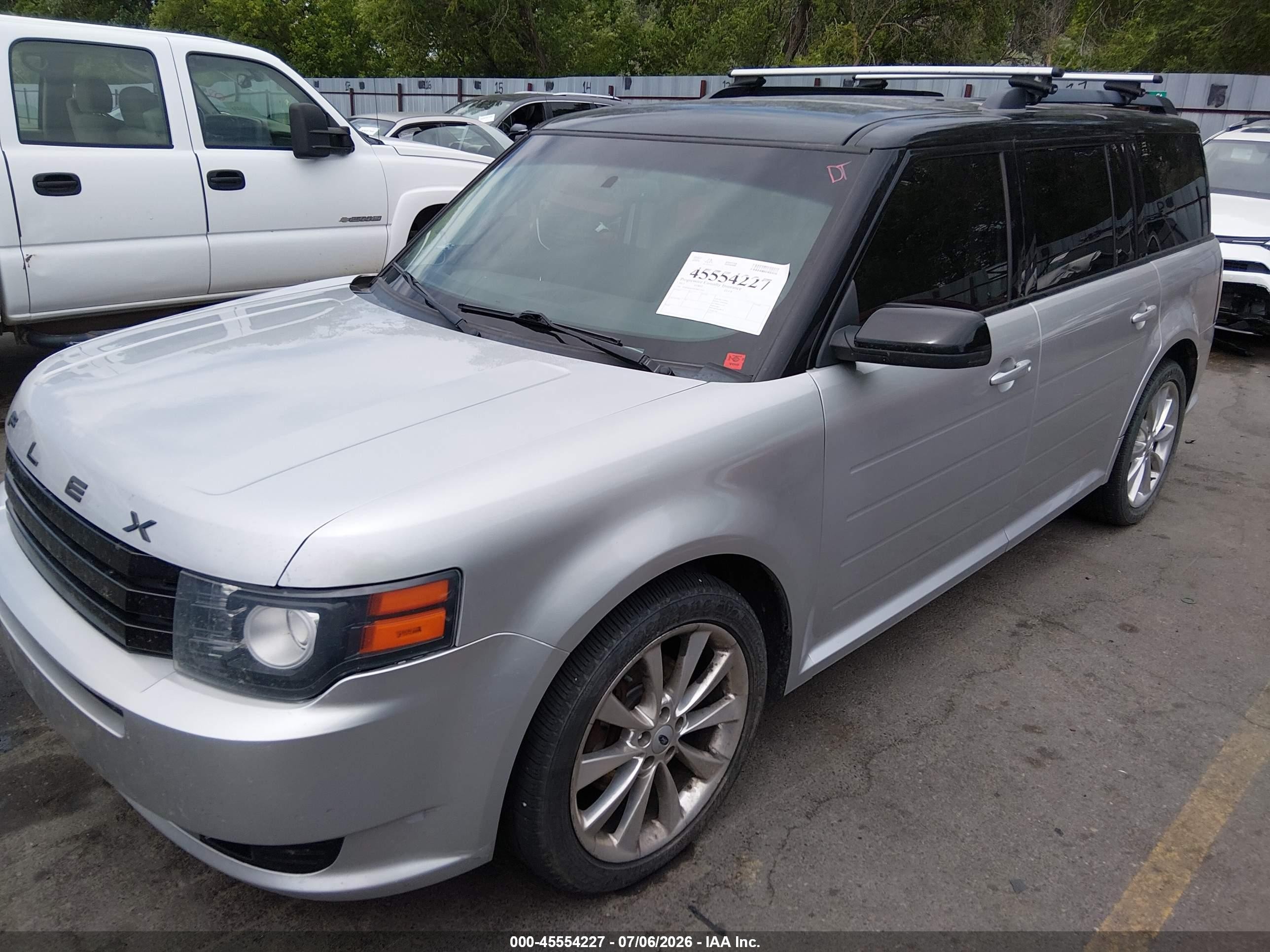 2012 Ford Flex Limited/titanium Silver vin: 2FMHK6DT9CBD11445