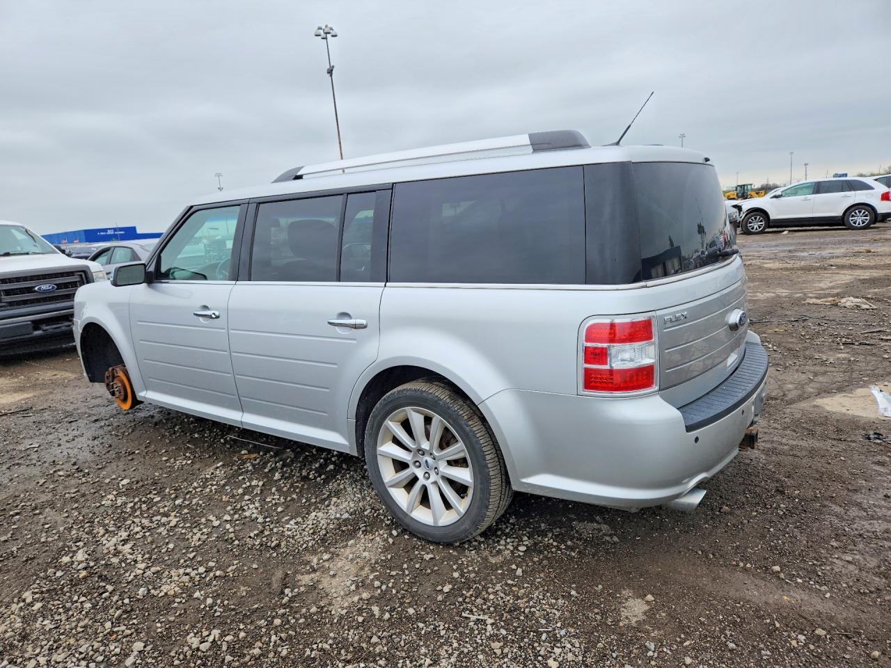 2012 Ford Flex Limited Silver vin: 2FMHK6DT9CBD17407