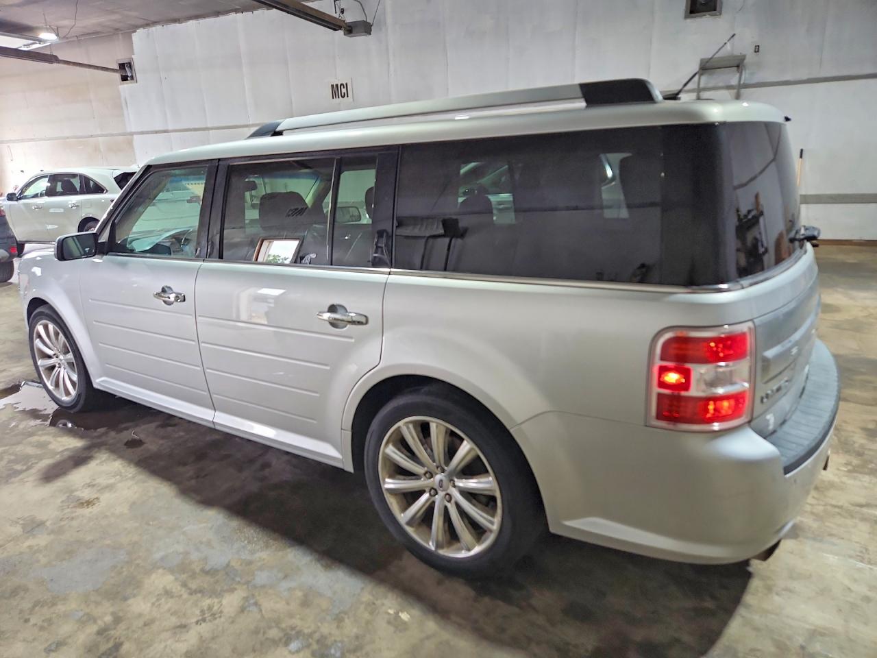 2013 Ford Flex Limited Silver vin: 2FMHK6DT9DBD09809