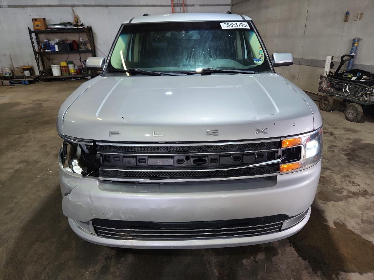 2013 Ford Flex Limited Silver vin: 2FMHK6DT9DBD09809