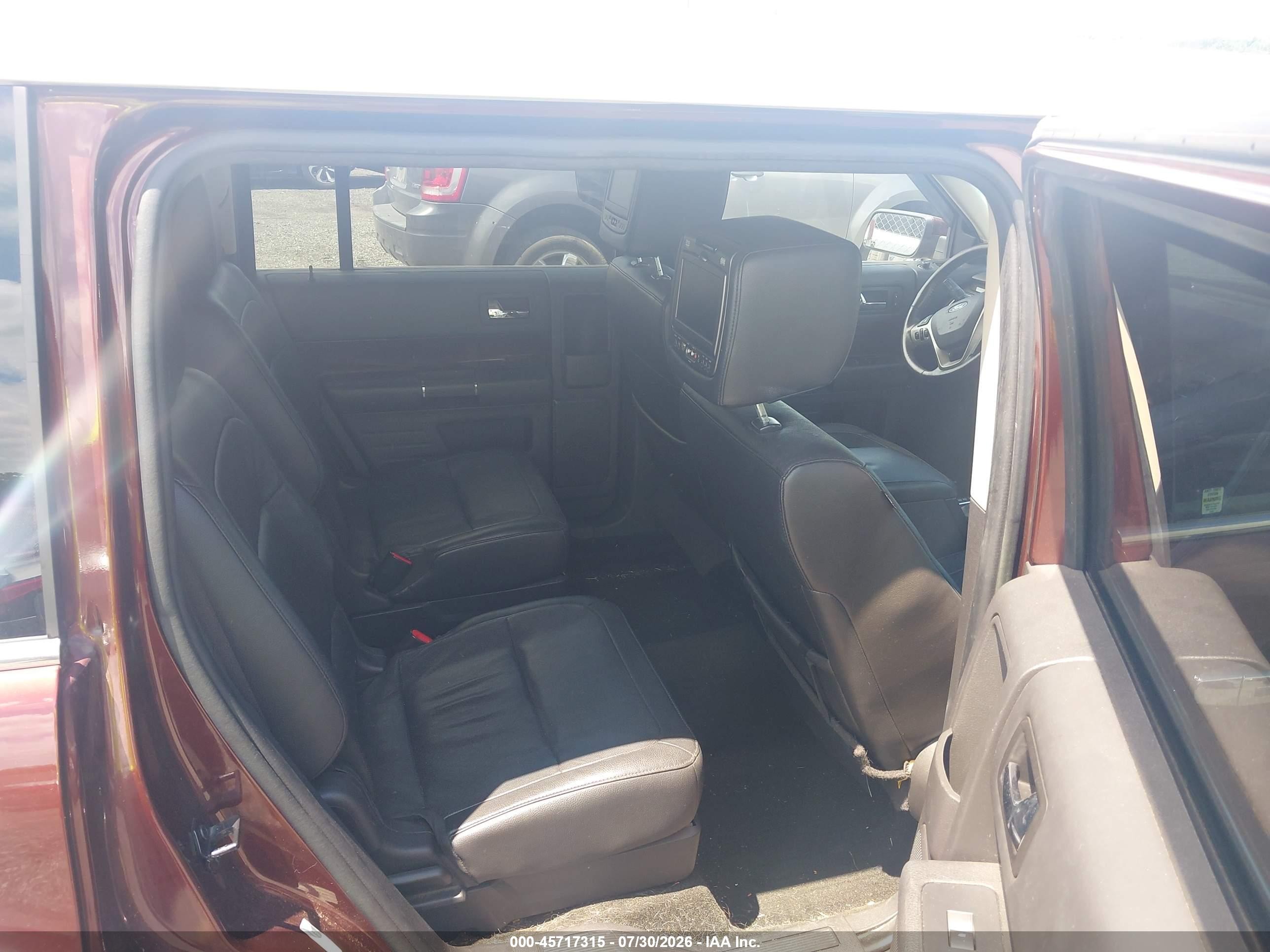 2015 Ford Flex Limited Красный vin: 2FMHK6DT9FBA09013