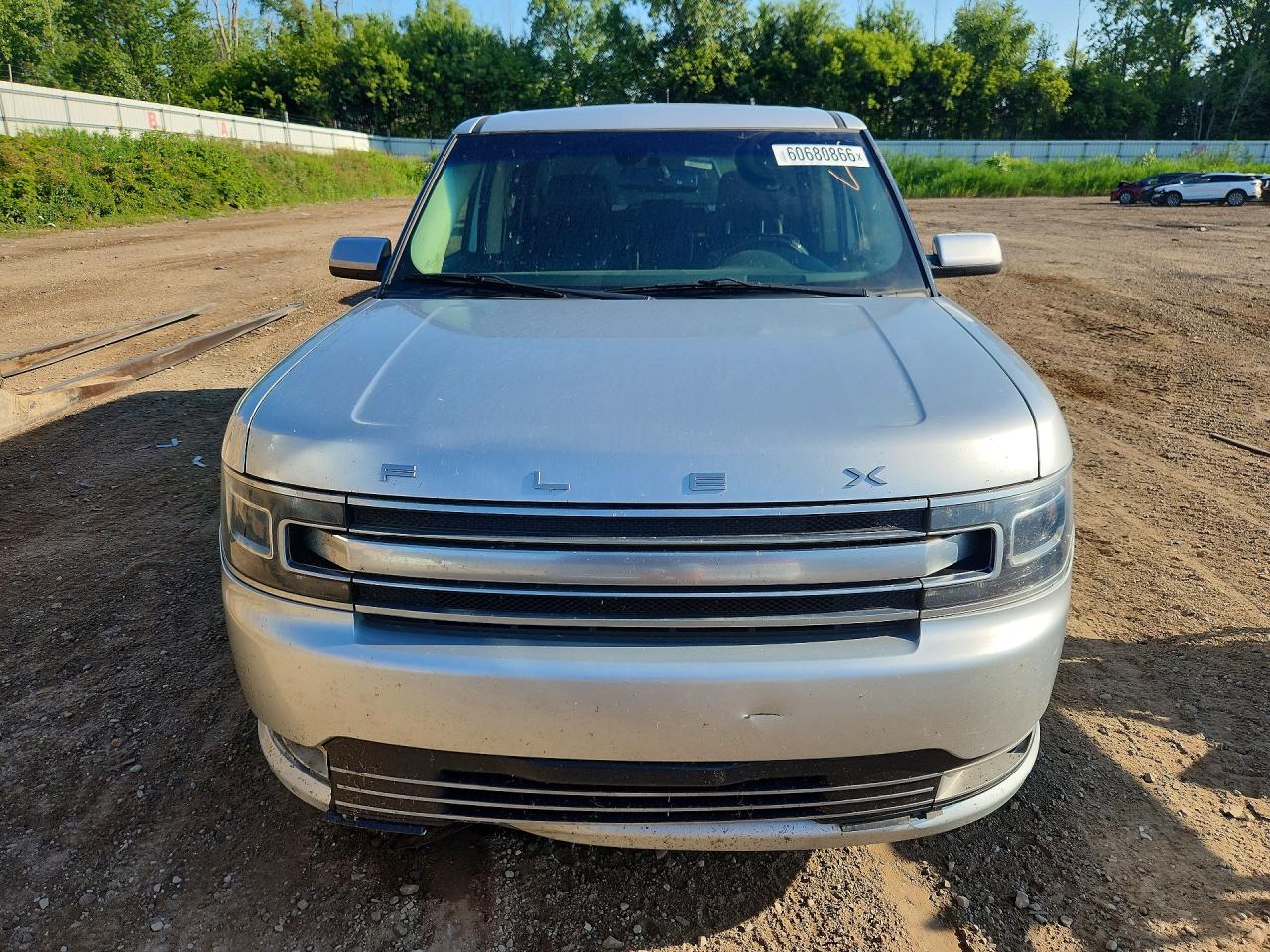 2015 Ford Flex Limited Silver vin: 2FMHK6DT9FBA21923