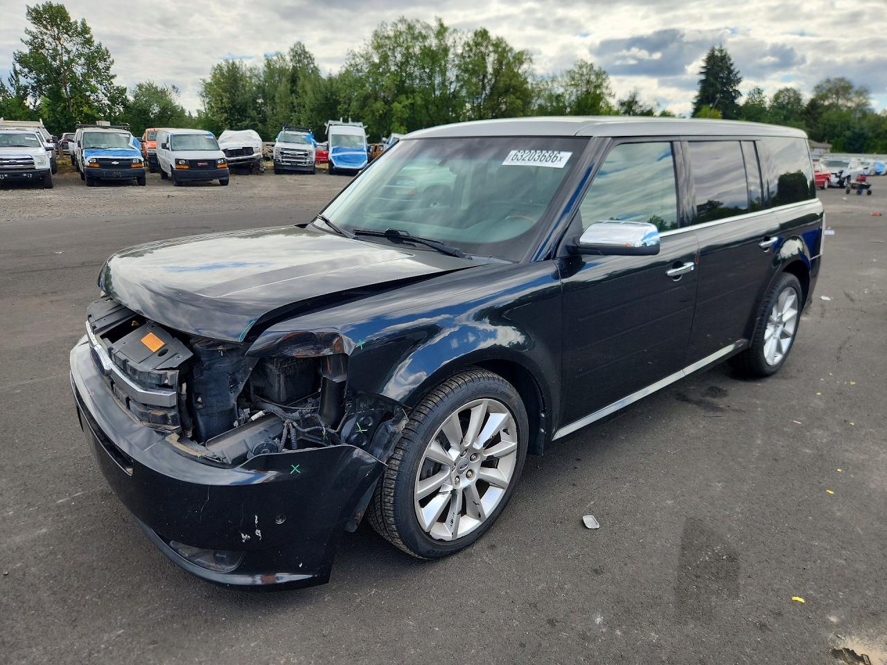 2010 Ford Flex Limited Black vin: 2FMHK6DTXABA24693