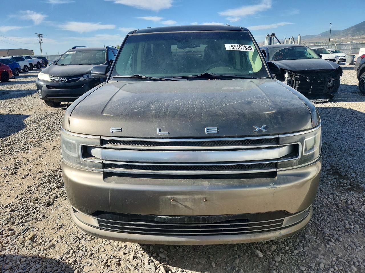 2014 Ford Flex Limited Gray vin: 2FMHK6DTXEBD01736