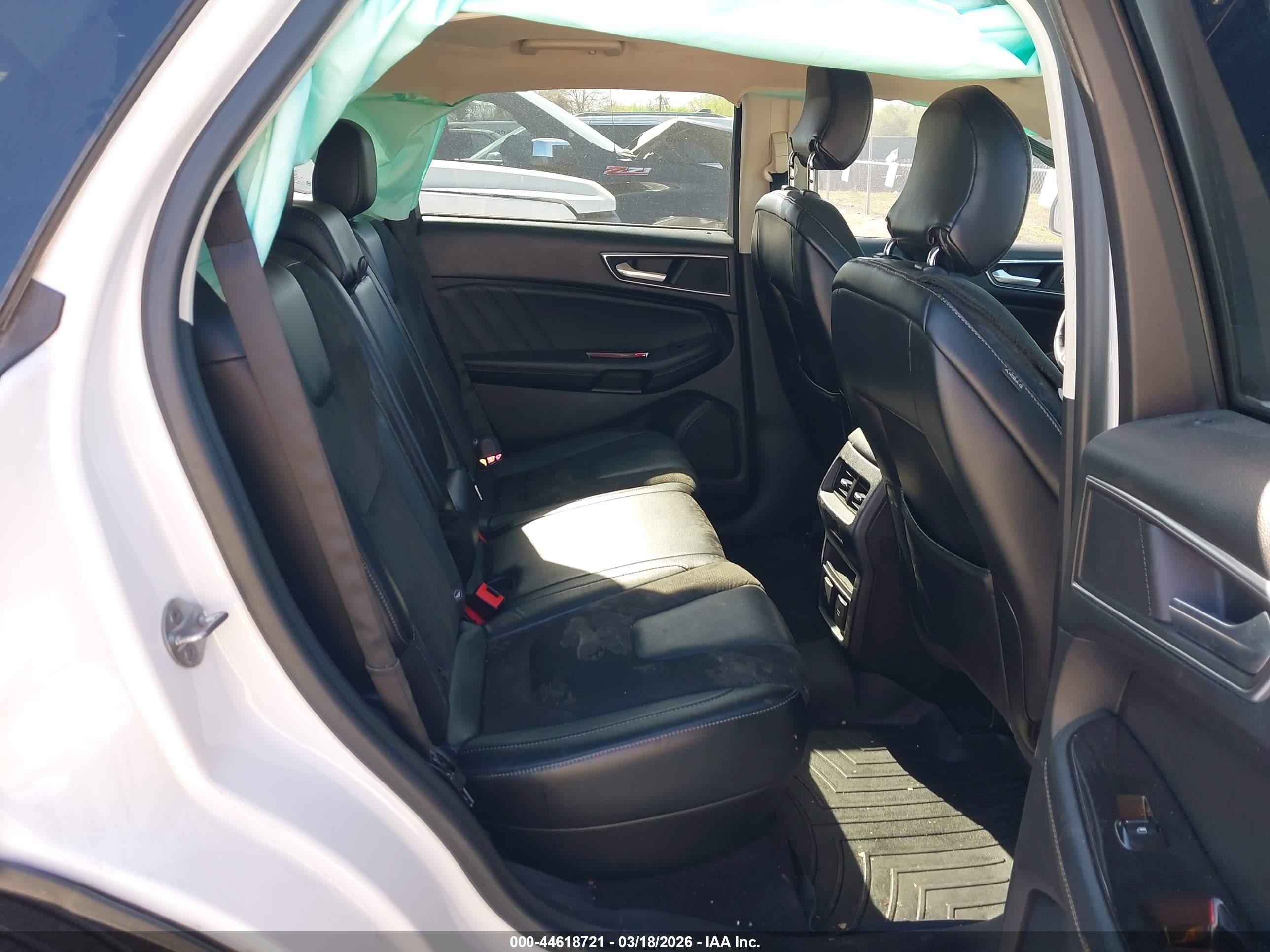 2015 Ford Edge Sport White vin: 2FMPK3AP1FBC03472