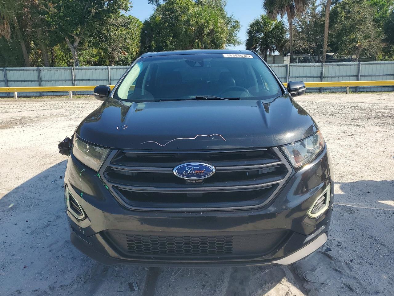 2015 Ford Edge Sport Black vin: 2FMPK3AP4FBB46927