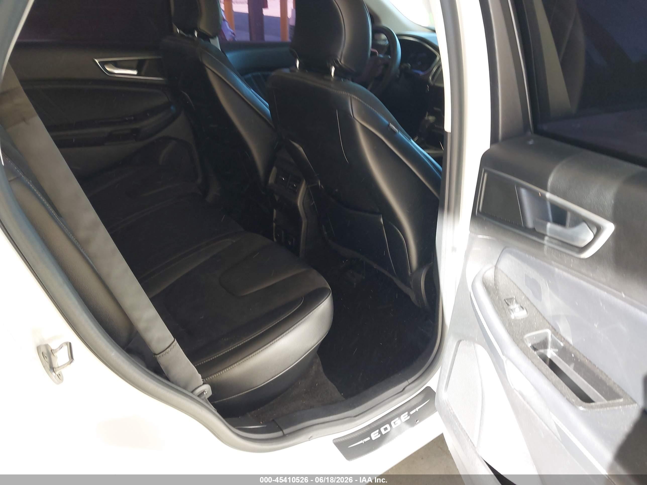 2015 Ford Edge Sport White vin: 2FMPK3AP5FBB09241