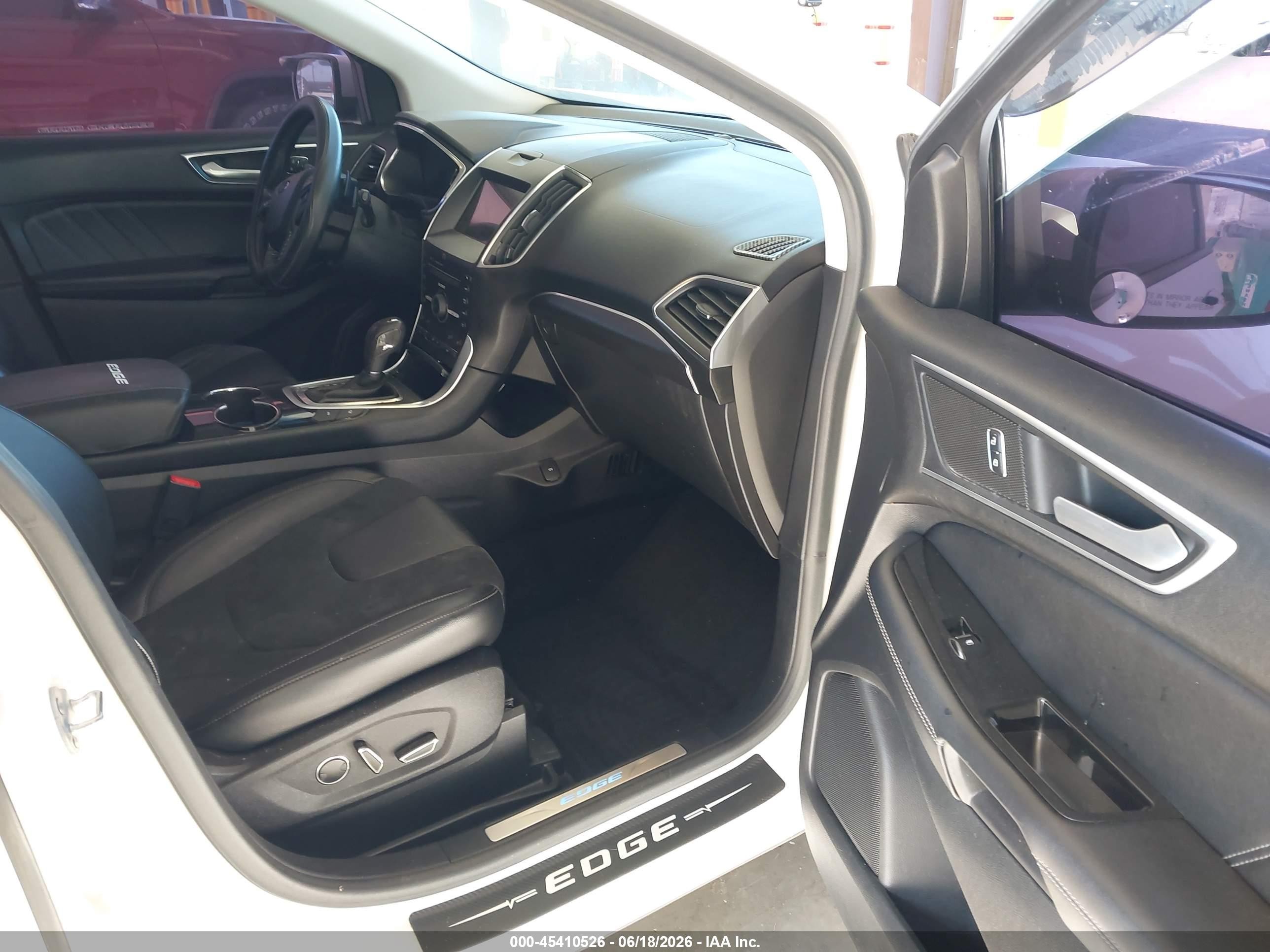 2015 Ford Edge Sport White vin: 2FMPK3AP5FBB09241