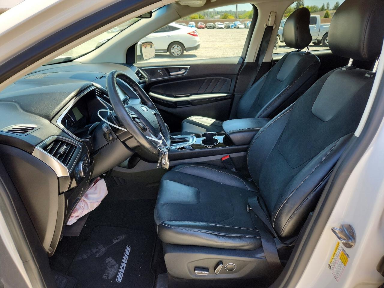 2015 Ford Edge Sport White vin: 2FMPK3AP5FBB74235