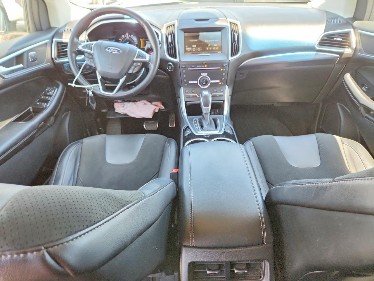 2015 Ford Edge Sport White vin: 2FMPK3AP5FBB74235