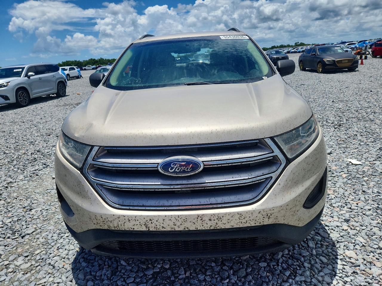 2017 Ford Edge Se Кремовый vin: 2FMPK3G93HBC52099