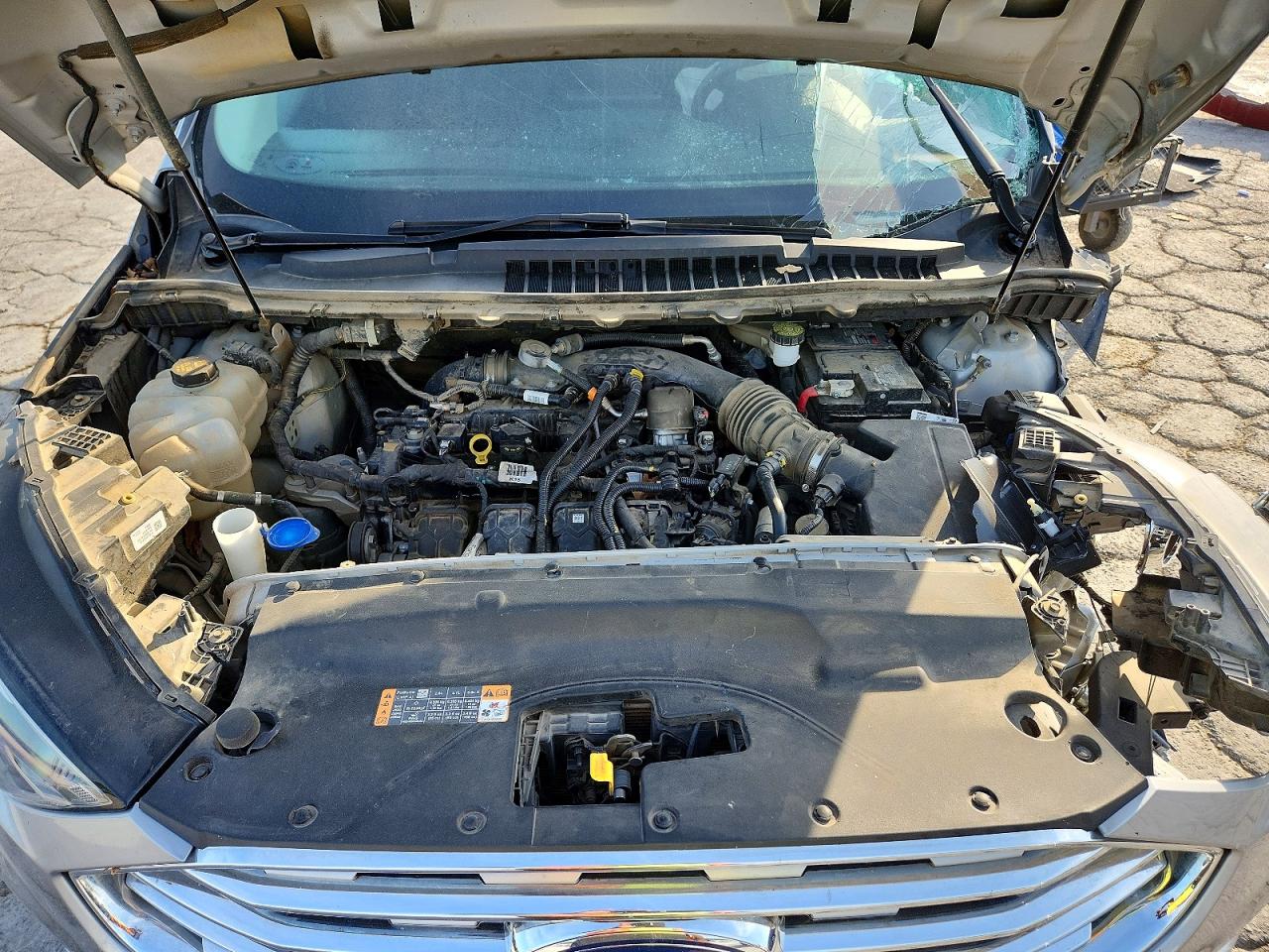 2021 Ford Edge Se Silver vin: 2FMPK3G93MBA26204