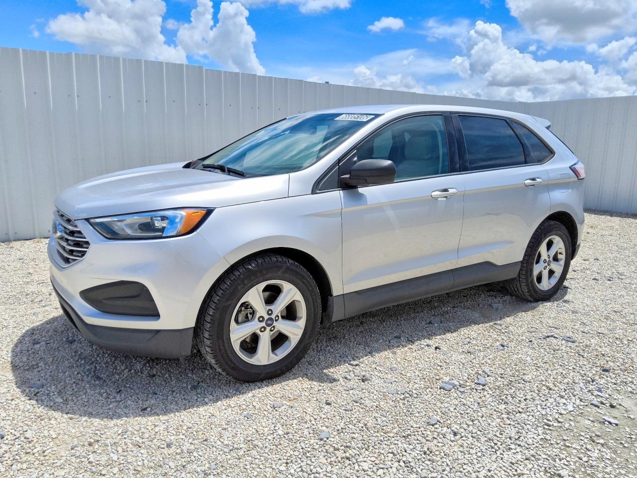 2019 Ford Edge Se Silver vin: 2FMPK3G94KBC64236