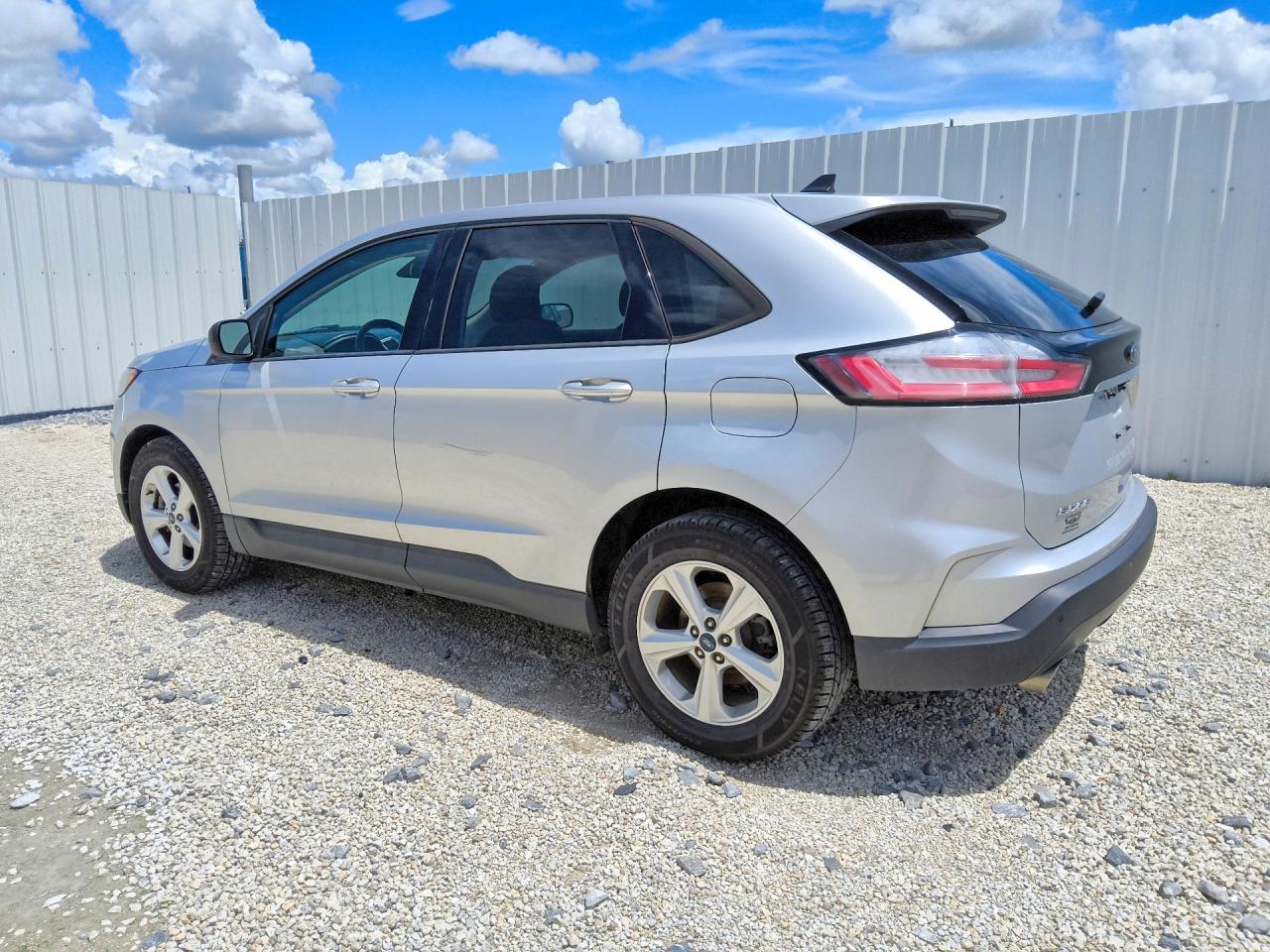 2019 Ford Edge Se Silver vin: 2FMPK3G94KBC64236