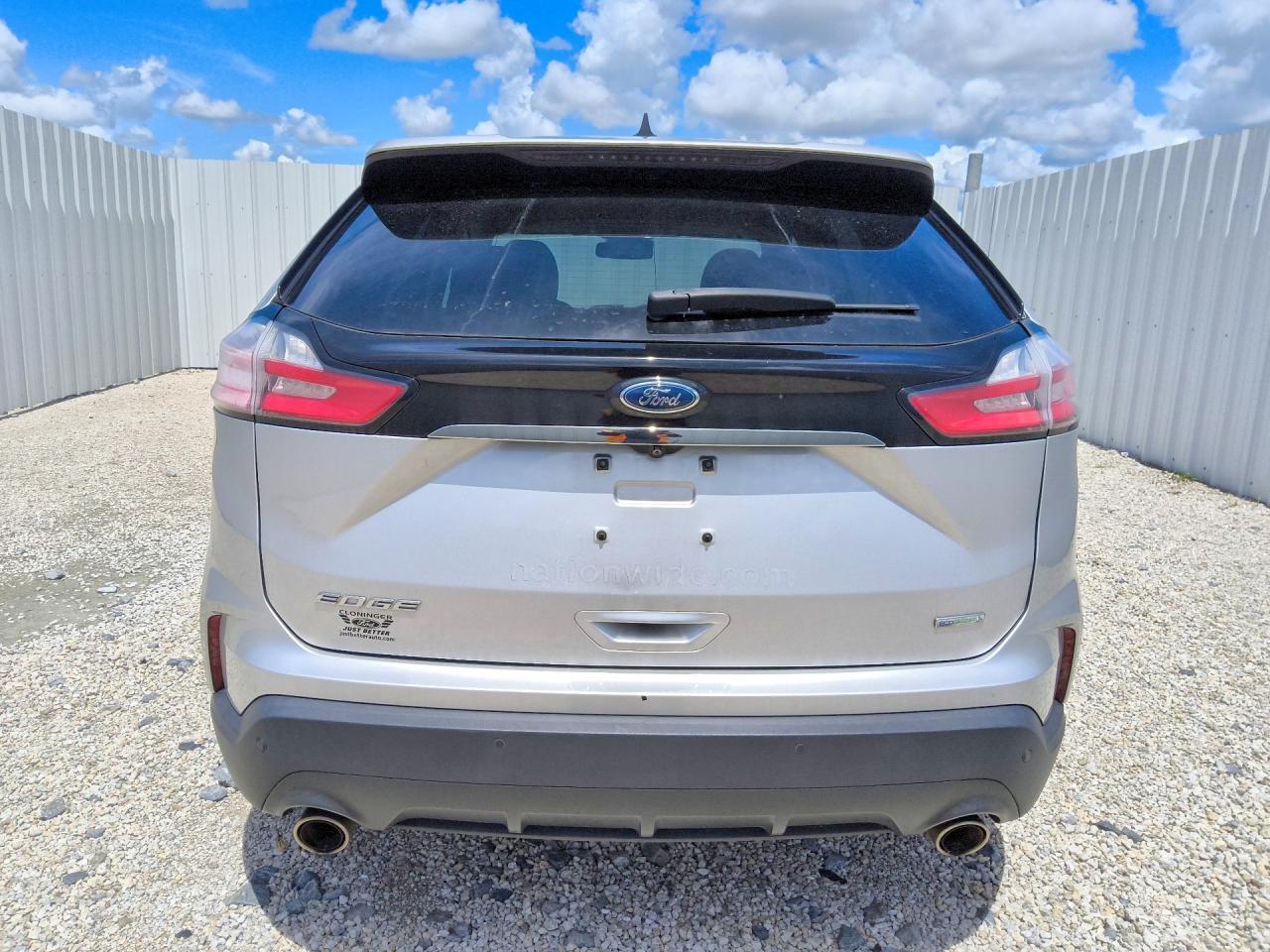 2019 Ford Edge Se Silver vin: 2FMPK3G94KBC64236