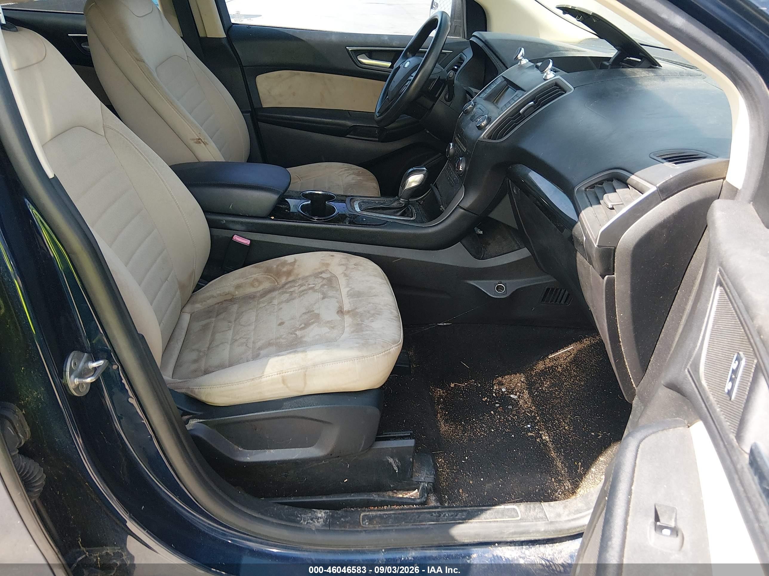 2017 Ford Edge Se Blue vin: 2FMPK3G96HBC43820