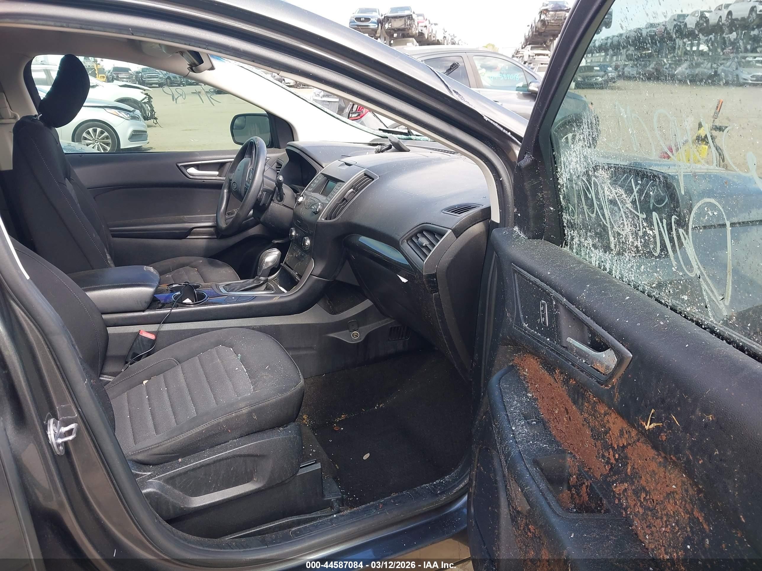 2018 Ford Edge Se Gray vin: 2FMPK3G97JBC06362