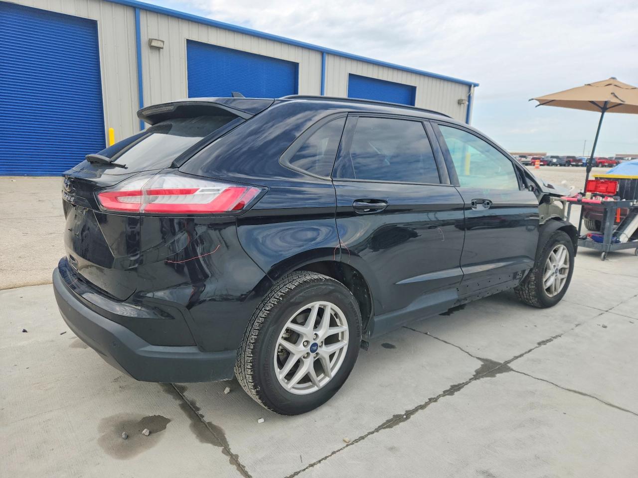 2021 Ford Edge Se Black vin: 2FMPK3G97MBA19255