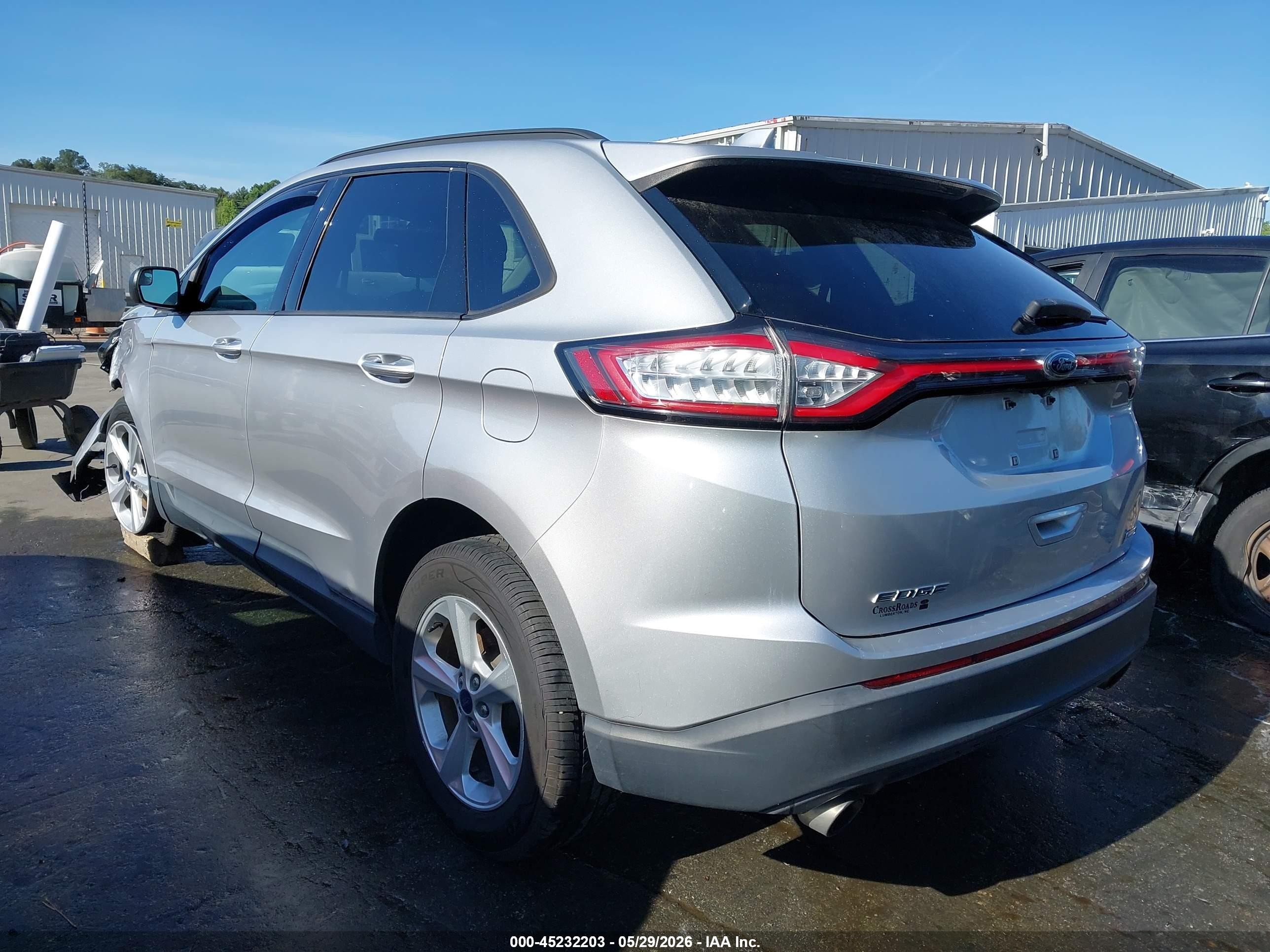 2016 Ford Edge Se Серебряный vin: 2FMPK3G98GBC49455