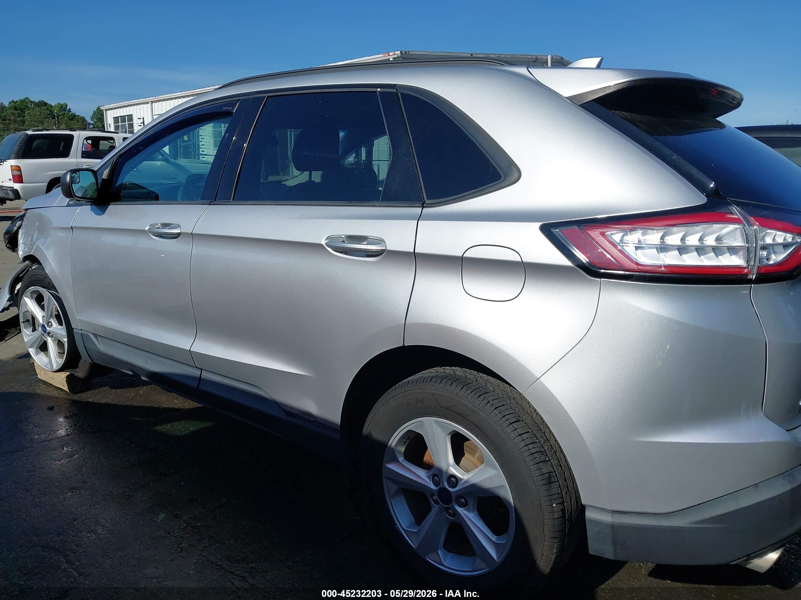 2016 Ford Edge Se Серебряный vin: 2FMPK3G98GBC49455