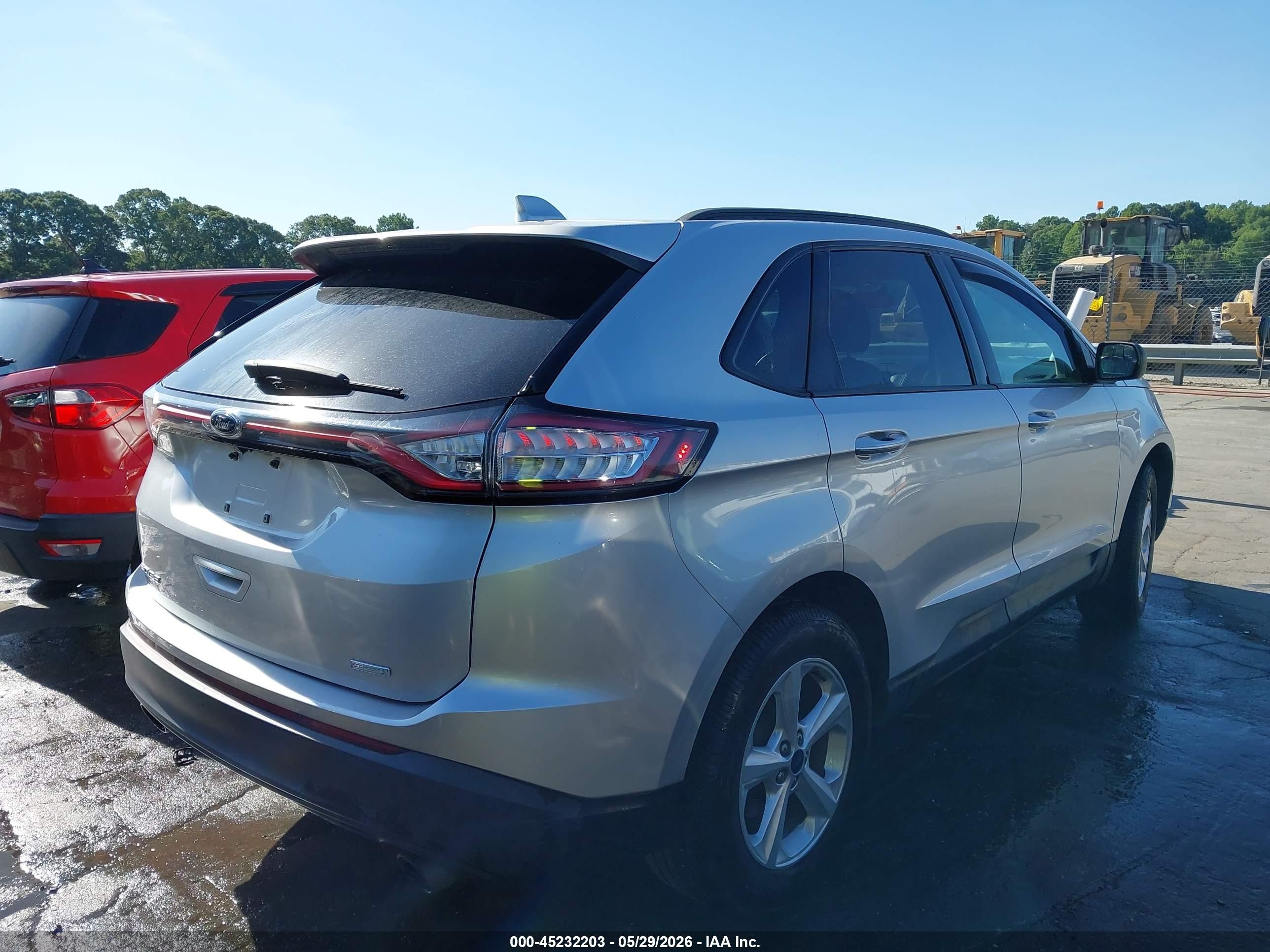2016 Ford Edge Se Серебряный vin: 2FMPK3G98GBC49455