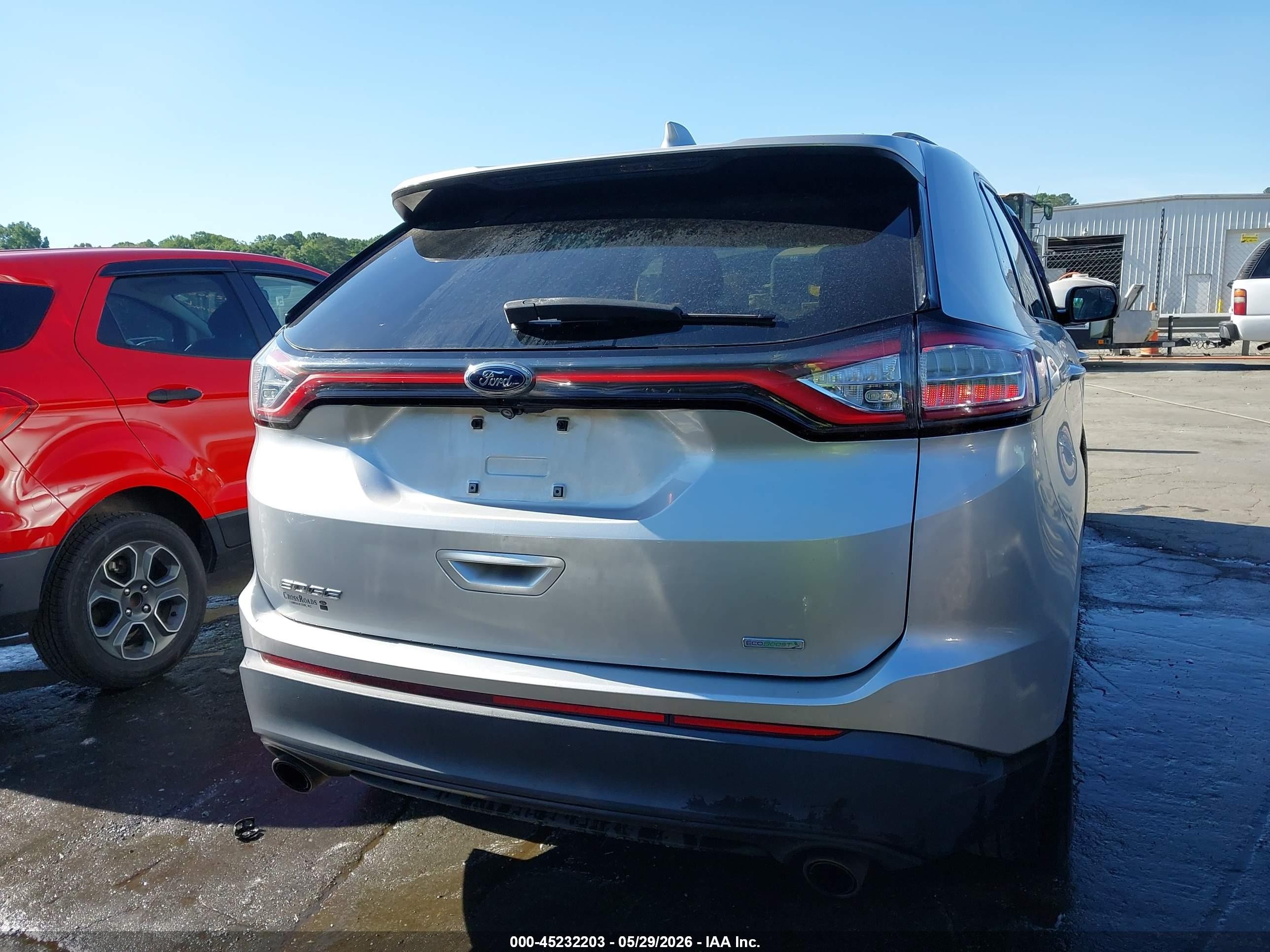 2016 Ford Edge Se Серебряный vin: 2FMPK3G98GBC49455