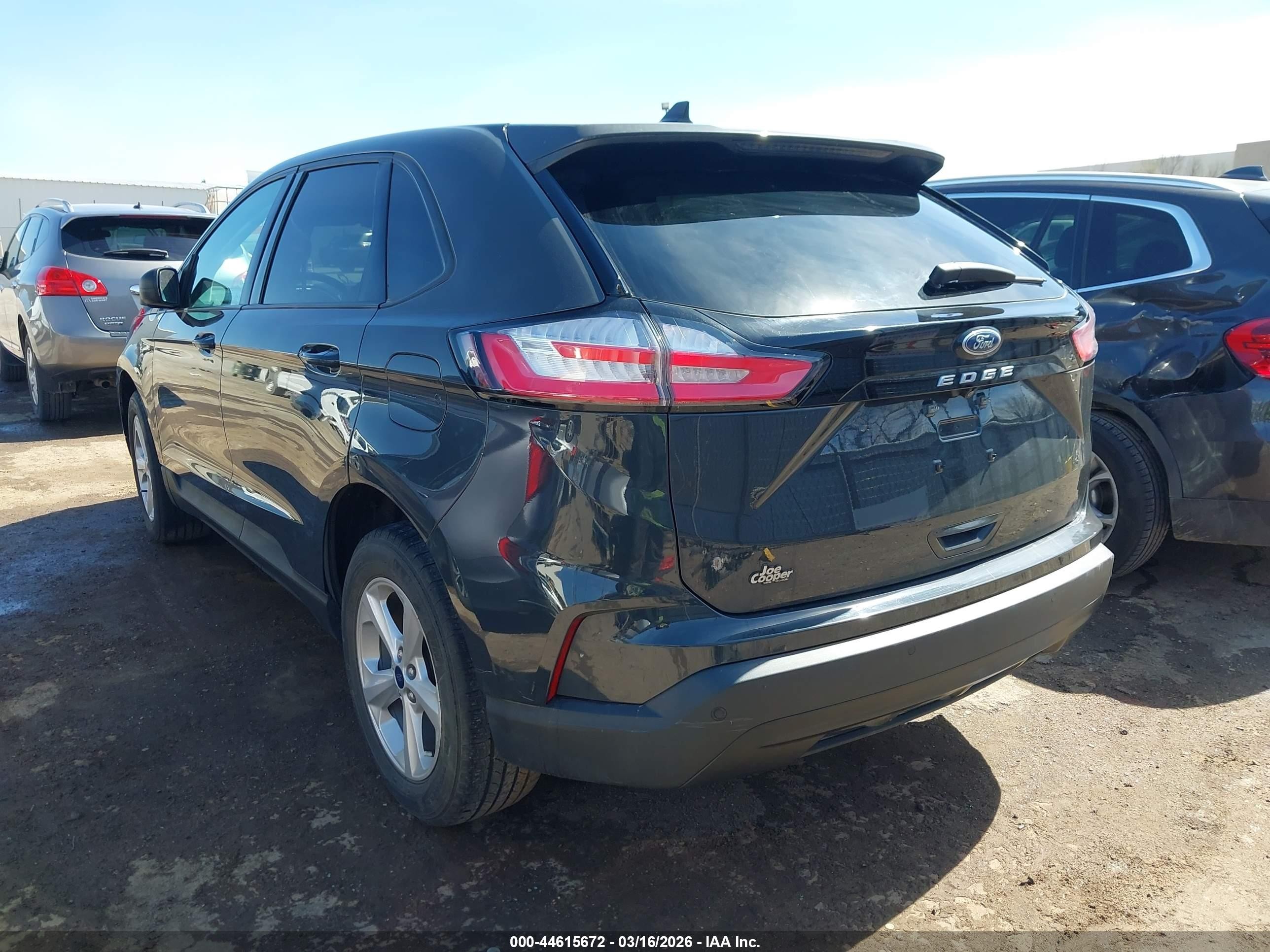 2021 Ford Edge Se Black vin: 2FMPK3G98MBA03193