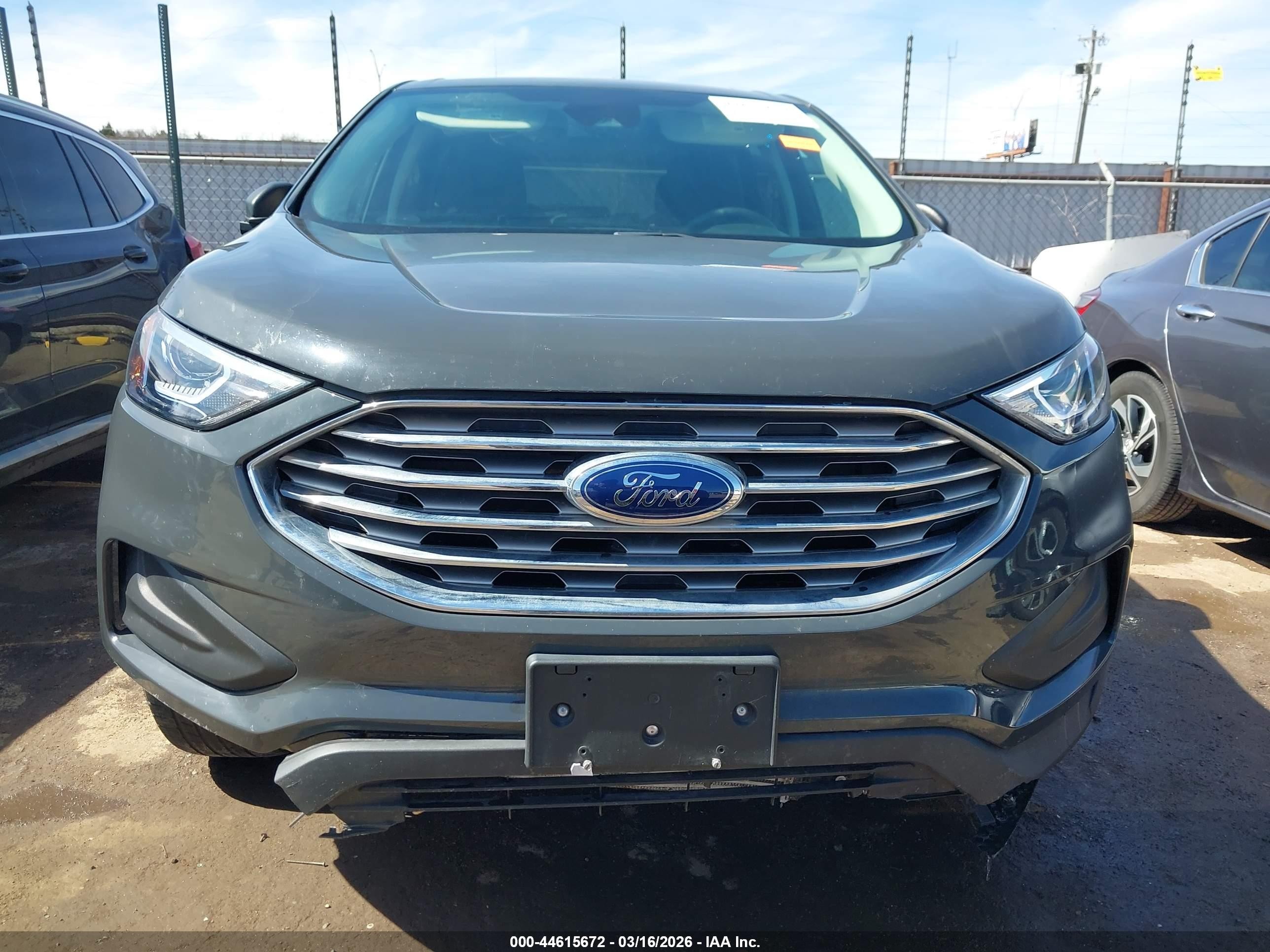 2021 Ford Edge Se Black vin: 2FMPK3G98MBA03193