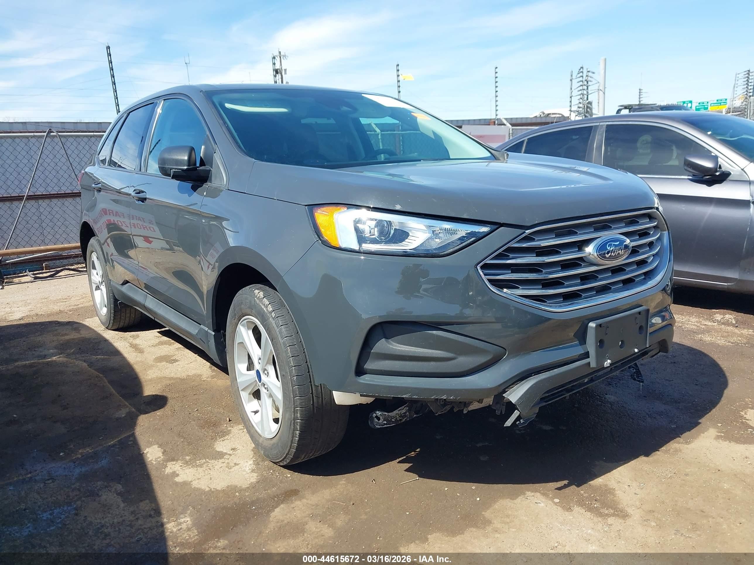 2021 Ford Edge Se Black vin: 2FMPK3G98MBA03193