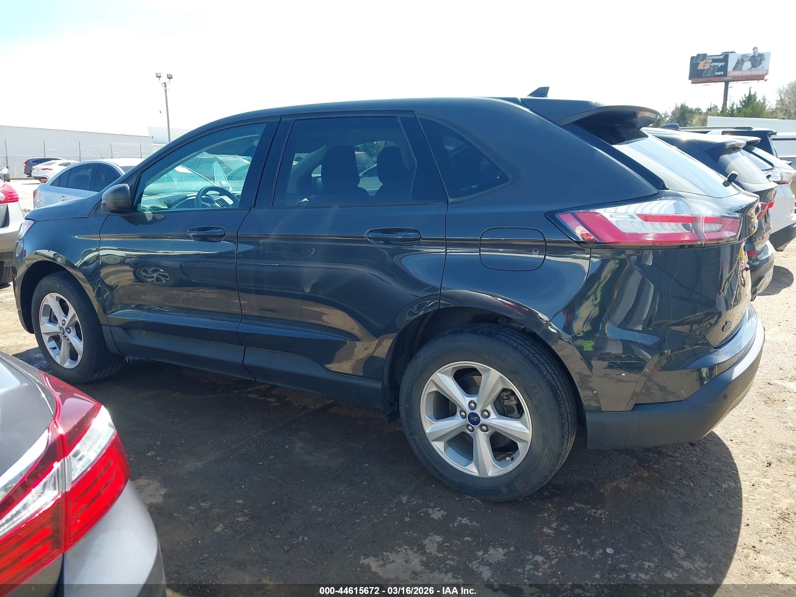 2021 Ford Edge Se Black vin: 2FMPK3G98MBA03193
