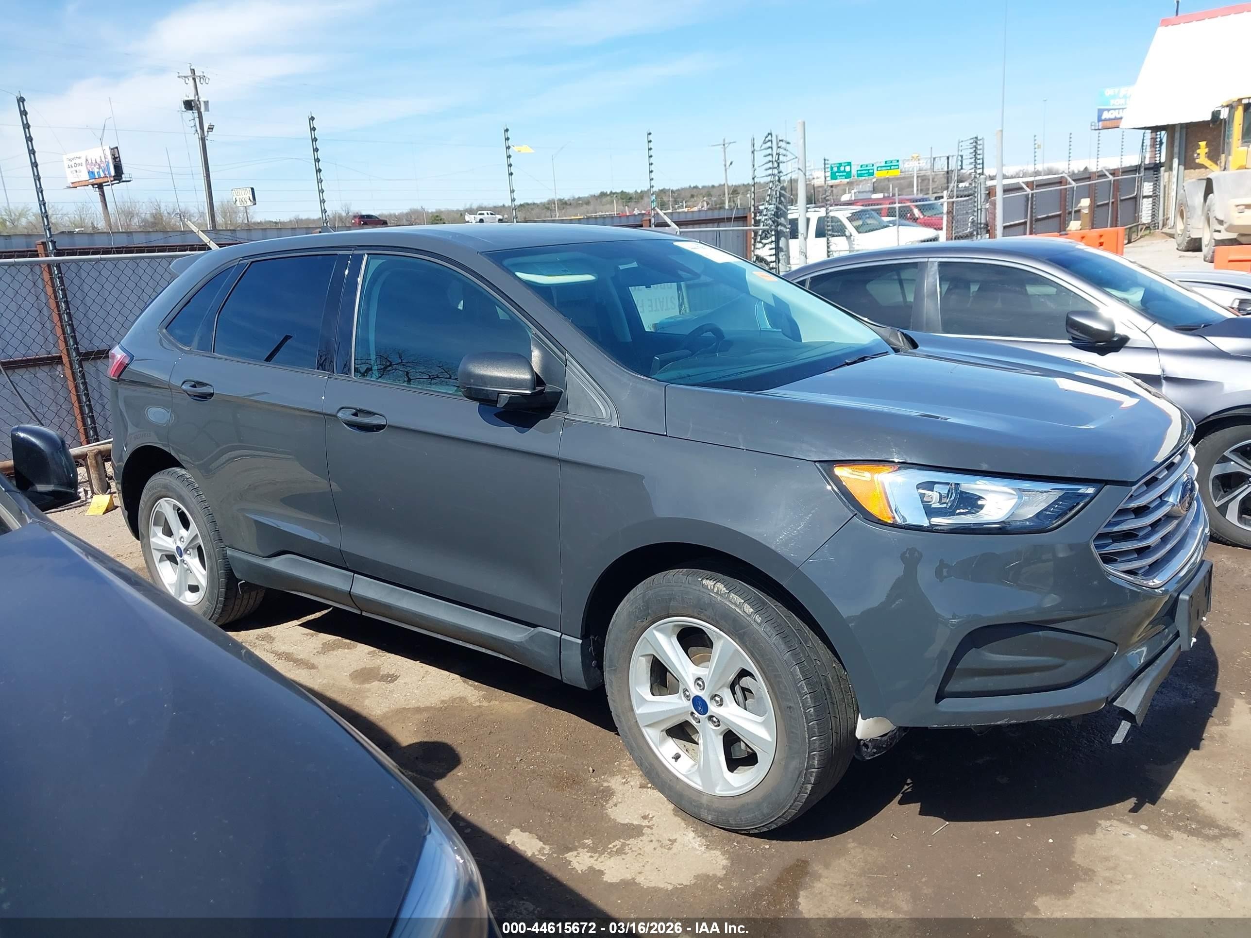 2021 Ford Edge Se Black vin: 2FMPK3G98MBA03193