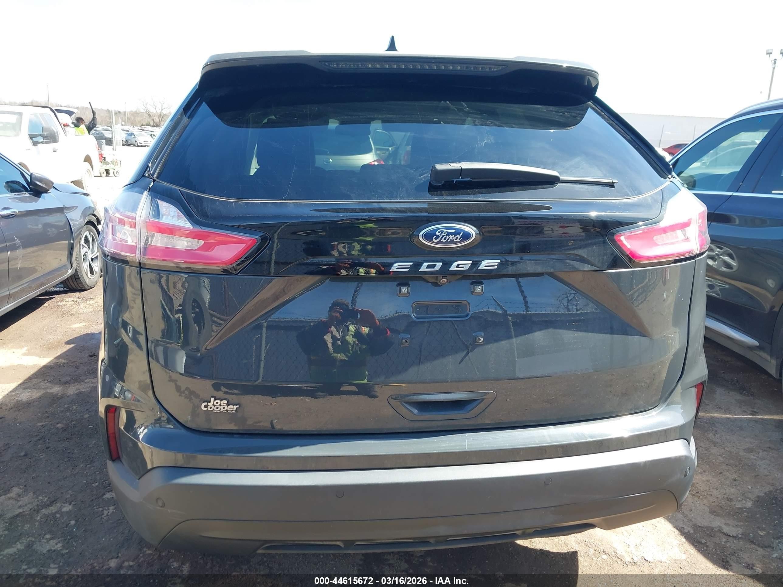 2021 Ford Edge Se Black vin: 2FMPK3G98MBA03193