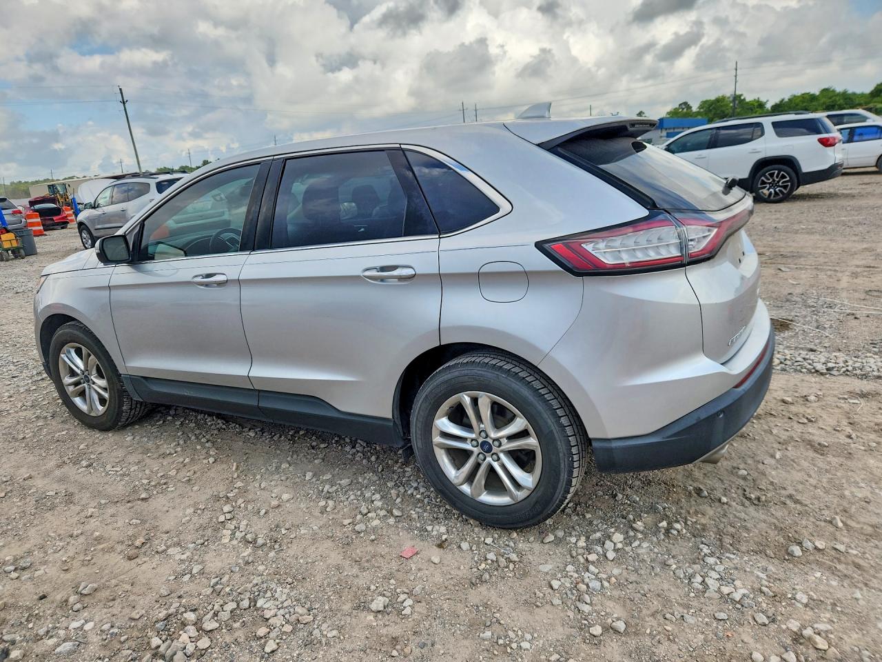 2015 Ford Edge Sel Silver vin: 2FMPK3J81FBB77349