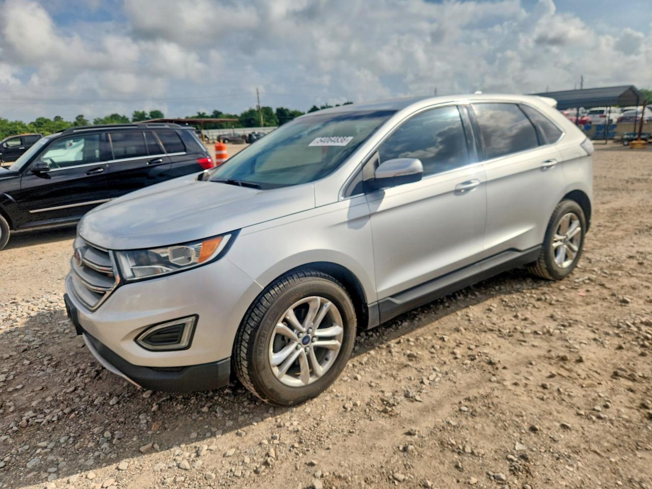 2015 Ford Edge Sel Серебряный vin: 2FMPK3J81FBB77349